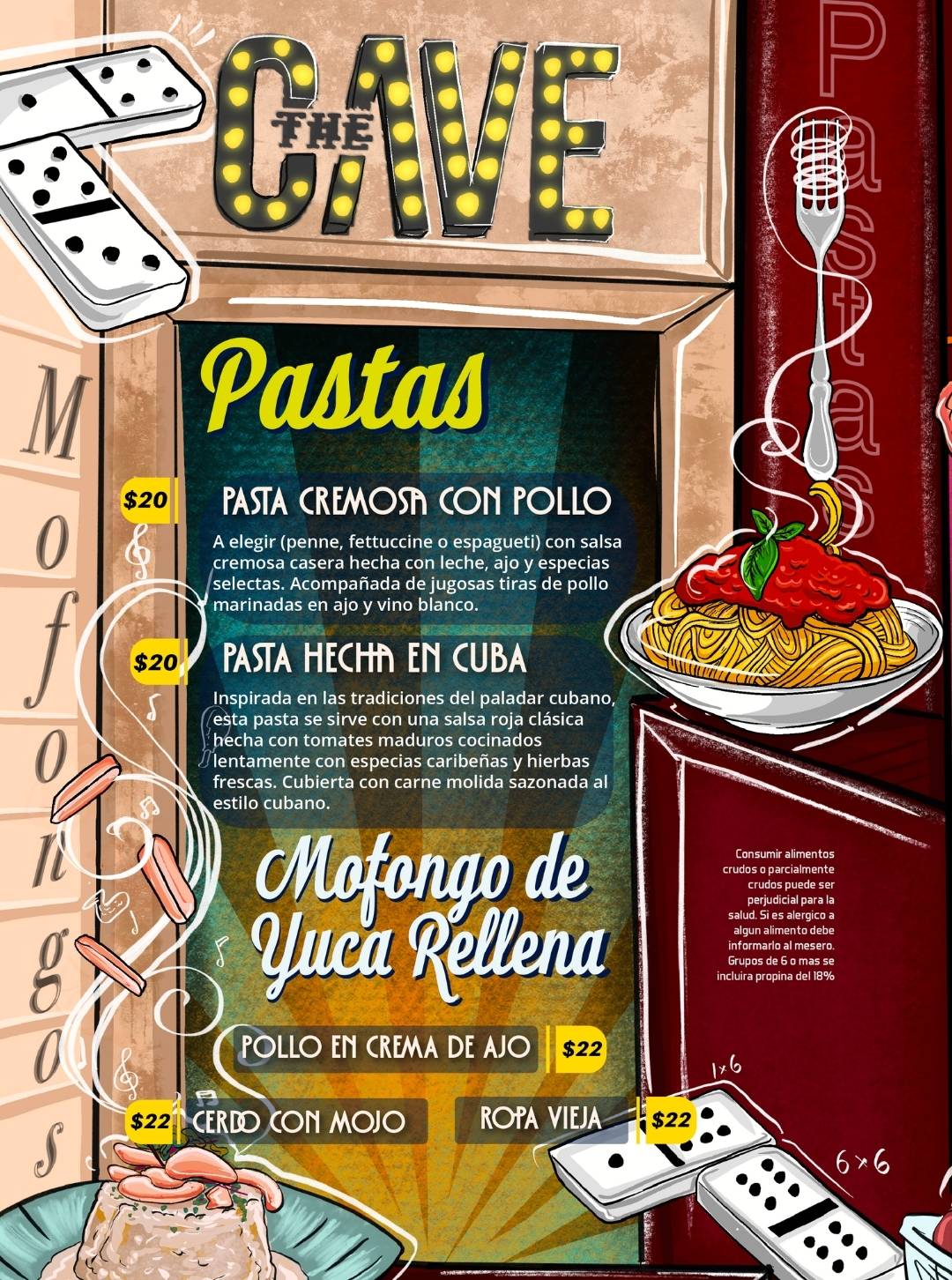 Menú Pasta Esp