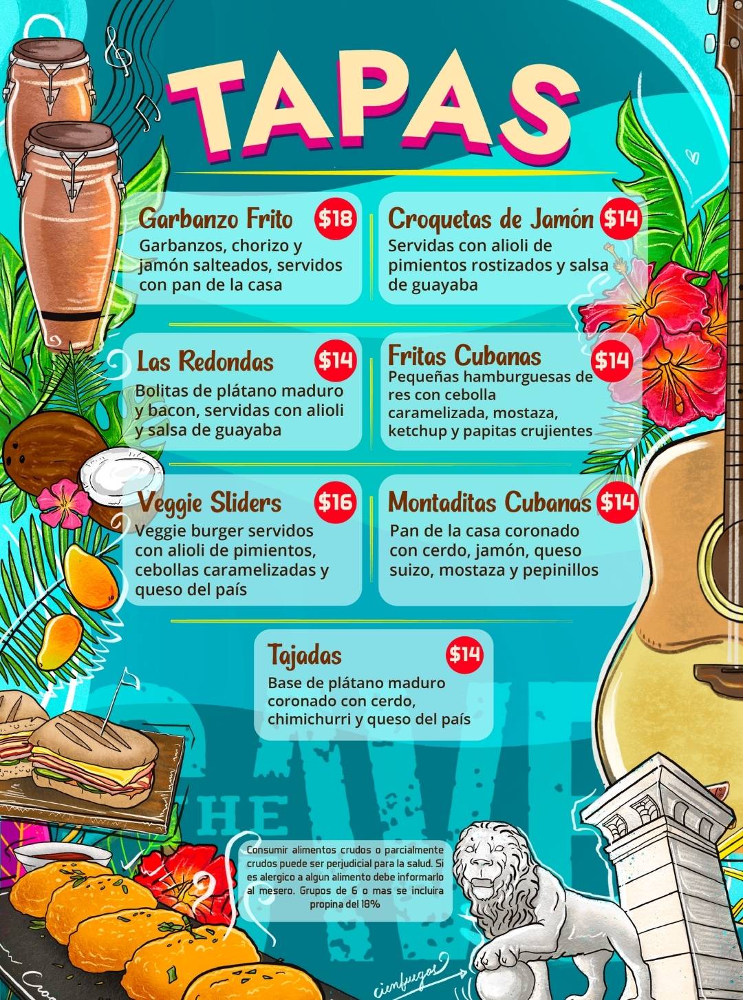 Menú Tapas Esp-1