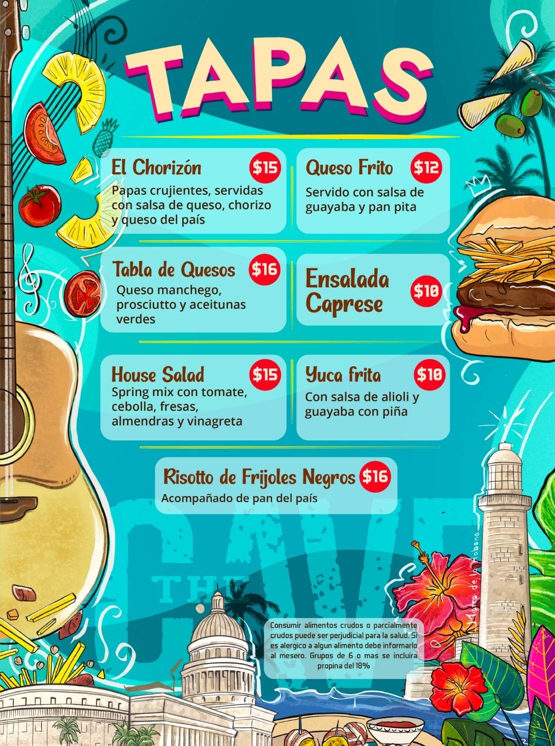 Menú Tapas Esp-2